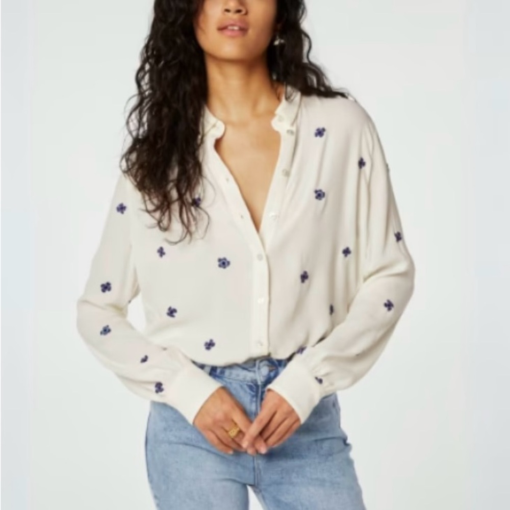 Fabienne Chapot Embroidered Blouse